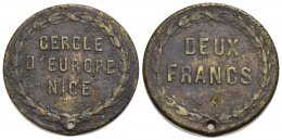 2 Francs Token - Cercle d'Europe ... 