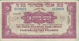 Palestina - 5 pounds 1948-1951 - ... 